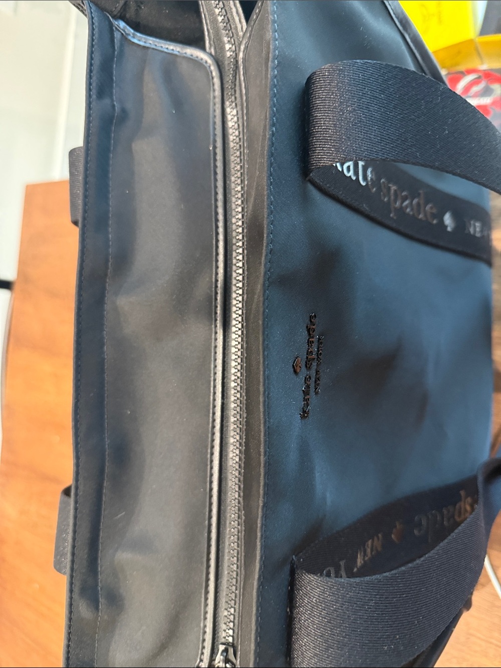 kate spade Black Nylon tote Bag with Logo Webbing - Picture 11 of 13